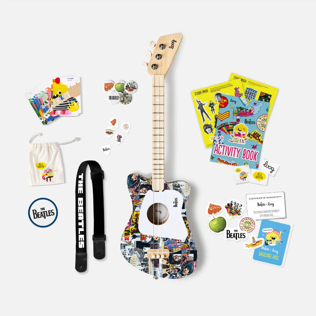 Beatles + Loog Mini Guitar (+3)