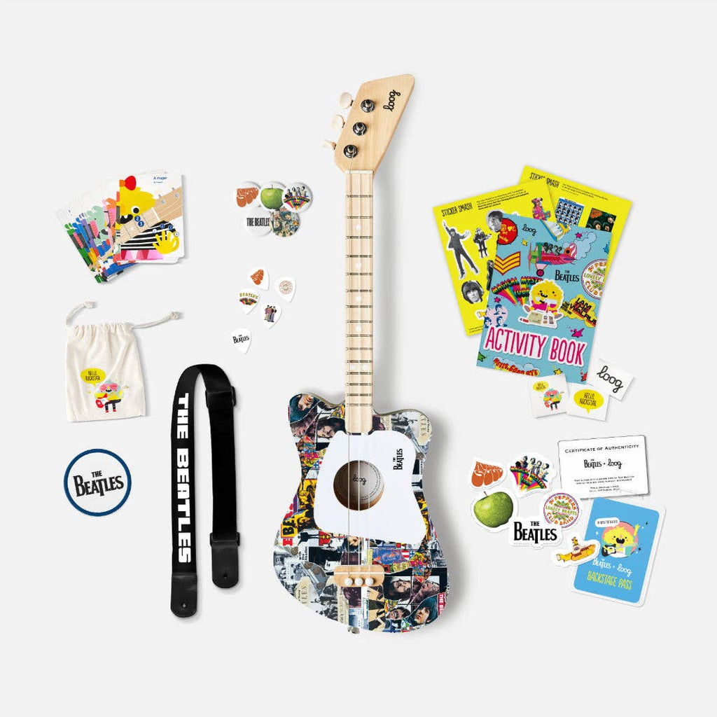 Beatles + Loog Mini Guitar (+3)